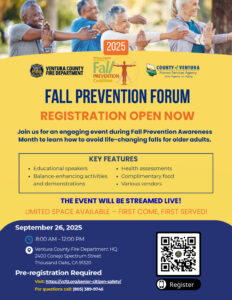 2025 Fall Prevention Forum flyer